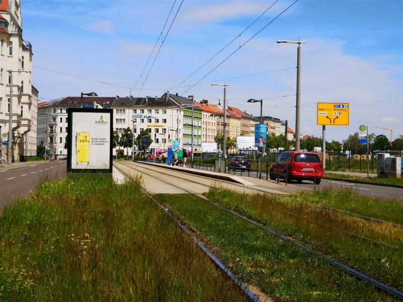 Eutritzscher Str. Nh. Balzacstr./Mittelinsel saw.