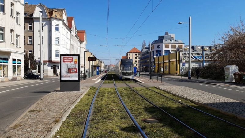 Lützner Str. 194/Credéstr./Mittelstreifen/We.li. S