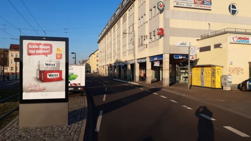 Lützner Str./Saalfelder Str./Mittelstreifen/We.li.