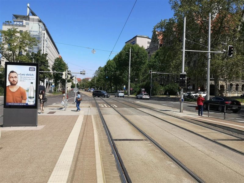 Martin-Luther-Ring vor Harkortstr./Mittelstreifen/