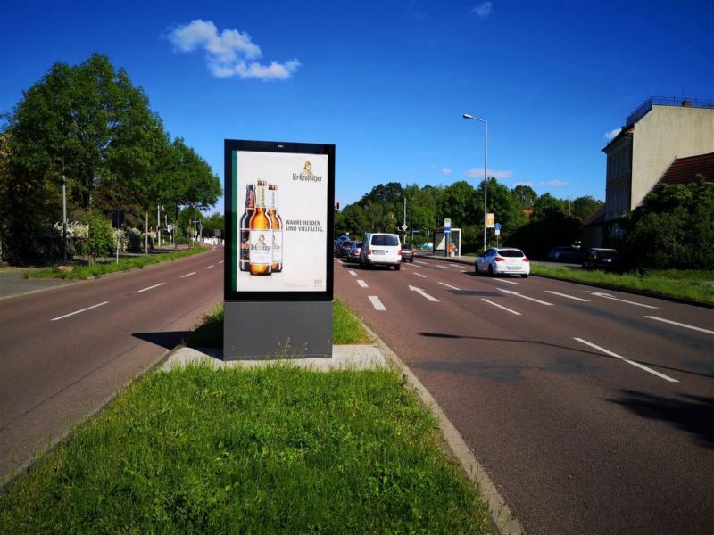 Permoserstr./An den Theklafeldern/Mittelstreifen/S