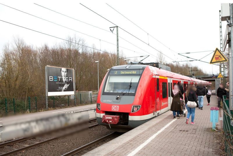 S-Bf Huckarde, Bstg., Gl. 1, li. vom Zugang