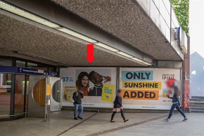 S-Bf Süd, amEingang re.,Mörfelder Landstr.