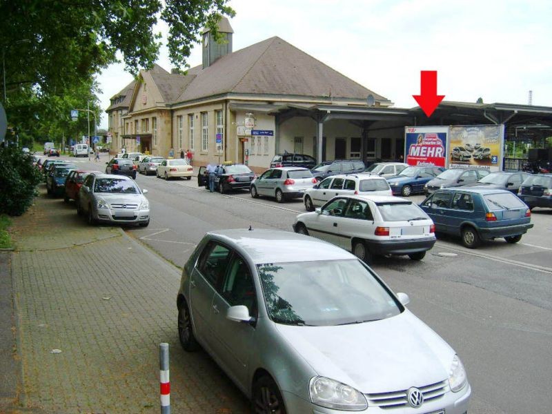 Hauptbahnstr., Bf Durlach, Vorplatz, 2. Sto.