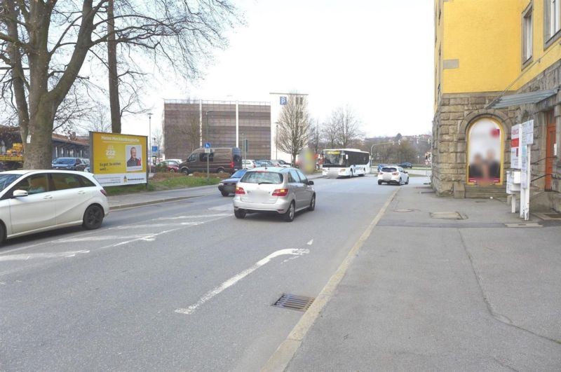 Bahnhofstr. vor Kiosk, bei GA