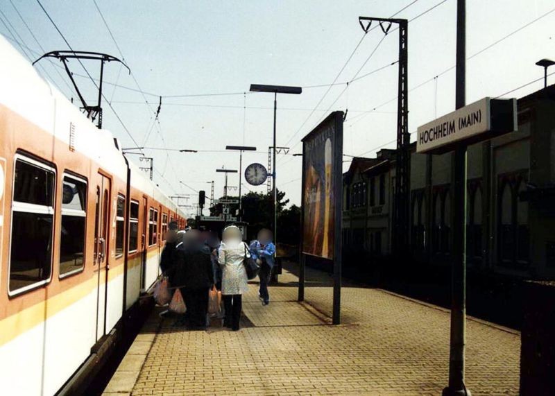 S-Bf Hochheim,Bahnsteig, Gleis 2