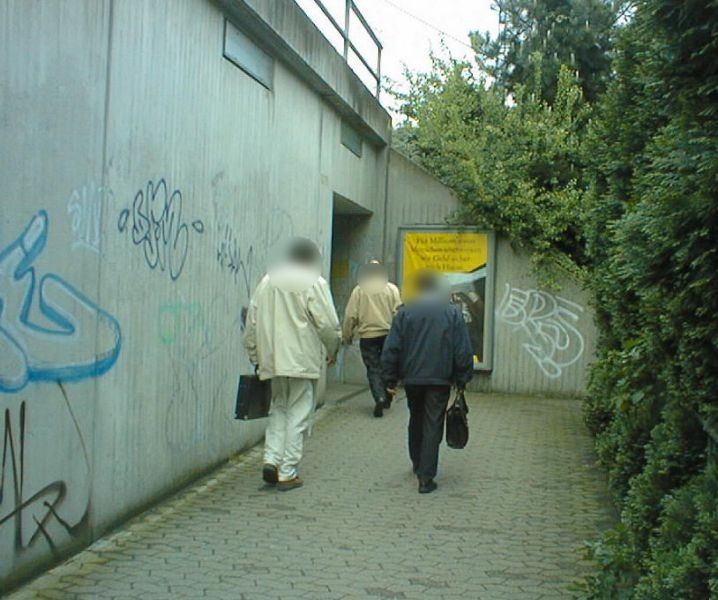 S-Bf Friedrichstadt, am Zugang