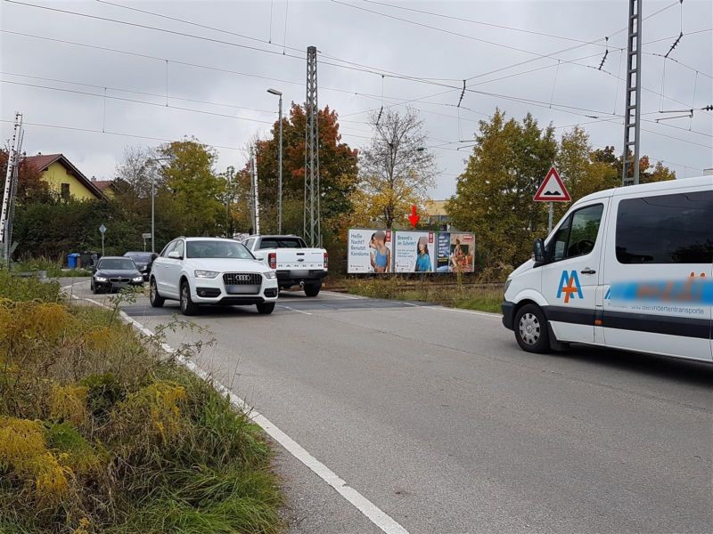 Lerchenstraße, Bahnübergang