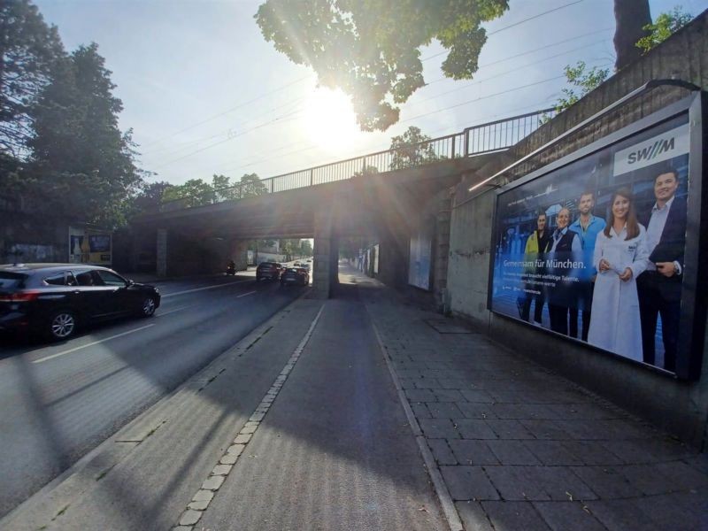 Amalienburgstr. vor DB-Brücke saw.