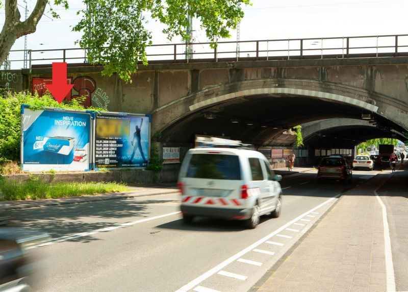 Gottesweg, zw. den DB-Unterführungen