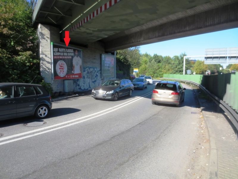 Credestr./DB-Brücke/Sicht BAB 49/1. Sto.