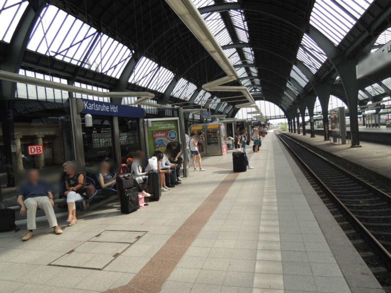 Hbf, Windschutz, Gleis 2, 2. Sto.