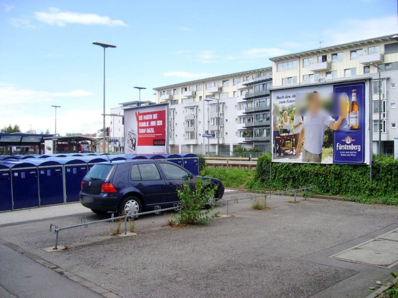 Beim Stadtbahnhof/Fussweg + Fahrrad P+R