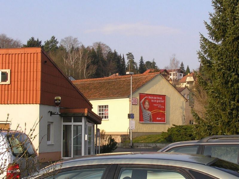 Bf, Bahnhofstr., Giebelseite, Zuf. Rewe