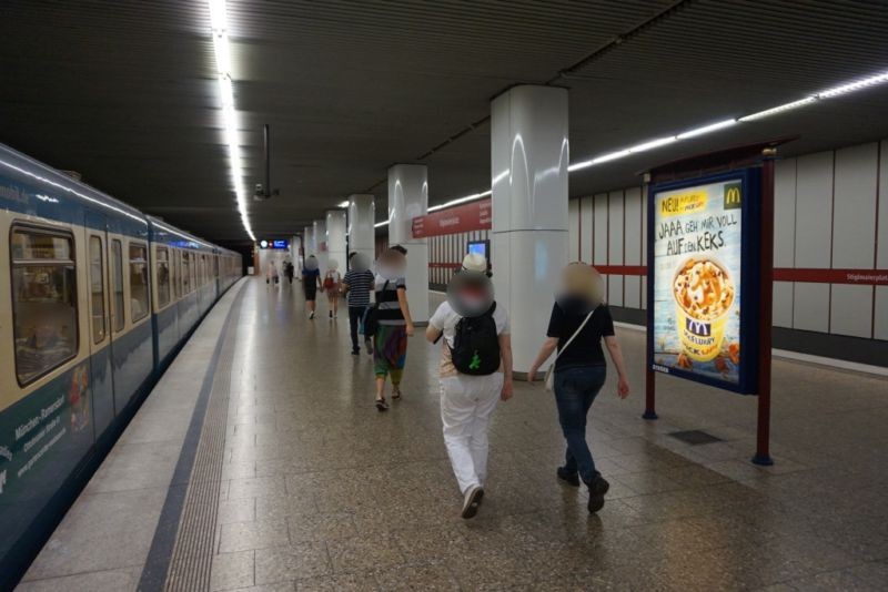 Stiglmaierplatz/U-Bahnsteig Gleis 1