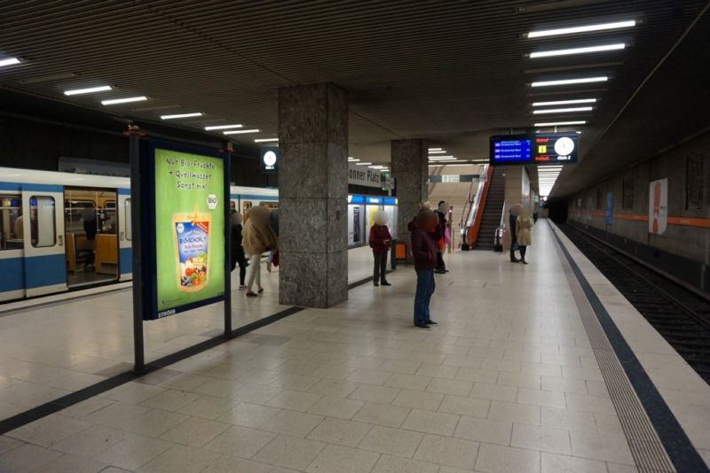Bonner Platz/U-Bahnsteig Gleis 2, 1. Sto.