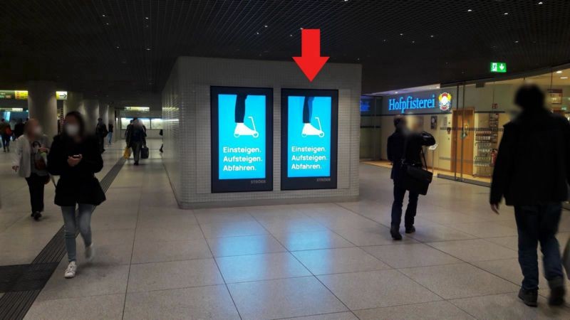U-Bf Hbf, Sperrengeschoss neb. Hofpfisterei re.
