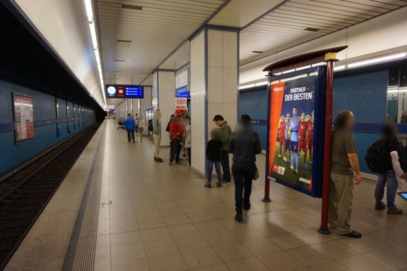 Aidenbachstr./U-Bahnsteig Gleis 2, 2. Sto.