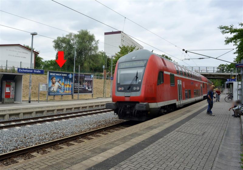 S-Bf Zscherbener Str., Bstg., Gleis 2, 1. Sto.