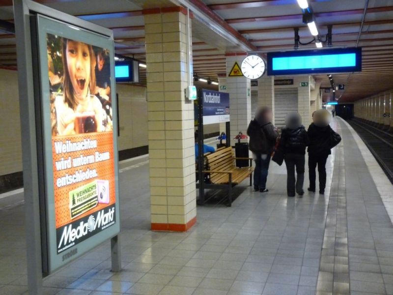 S-Bf Nordbahnhof, Bstg., Se. Gleis 3, 1. Sto.