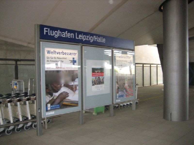 Flughafen-Bf Leipzig-Halle, Bstg. 1, 2. Sto. li.
