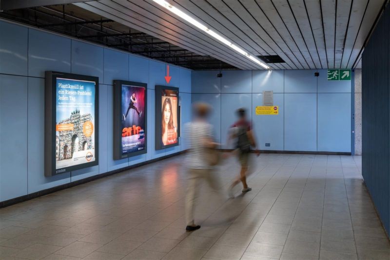 Max-Weber-Platz UG1 Ostseite Ausg. Einsteinstr. 1