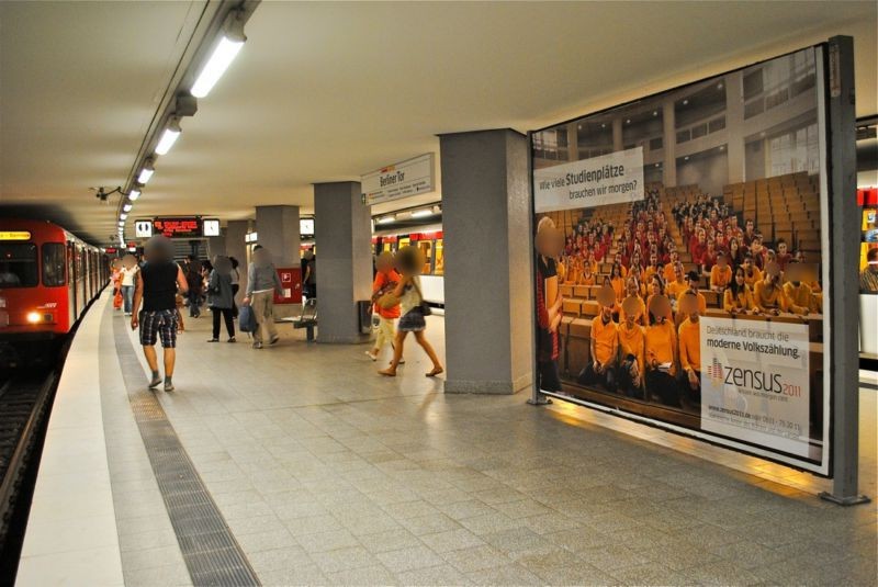 U-Bf Berliner Tor Bahnsteig Ri. Niendorf