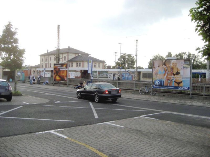 Bf, B 43, Großparkplatz DB, Bus-HST, re.