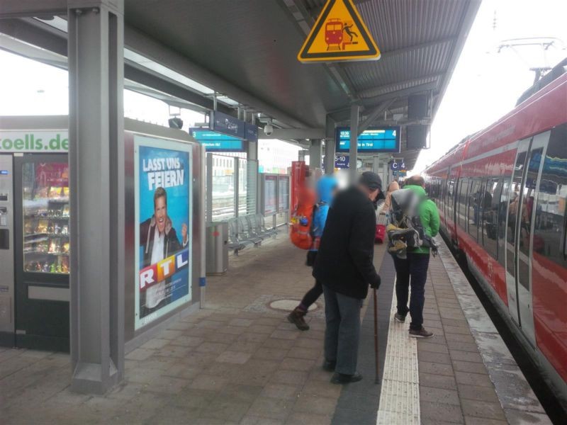 Bf Pasing, Bstg., Gleis 4 Automat