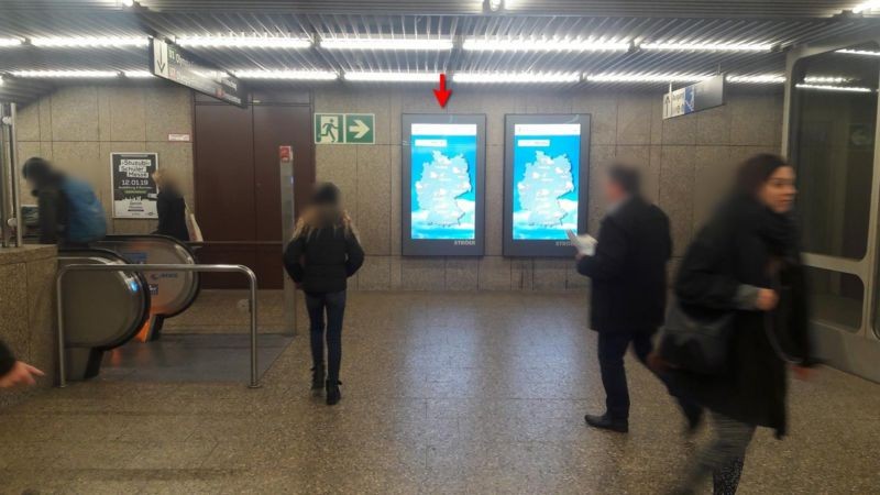 U-Bf Hbf, Abg. Mangfallpl. Überg. zu U4 re.