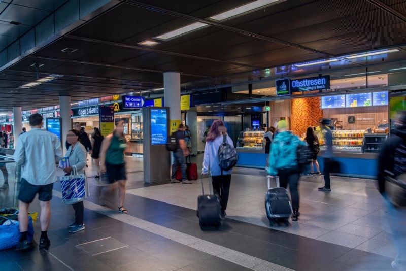 Hbf,Ebene +/-0,westliche Passage,2 Sicht Nord