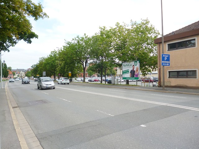 Bamberger Straße, gg. E-Werk, Großparkplatz