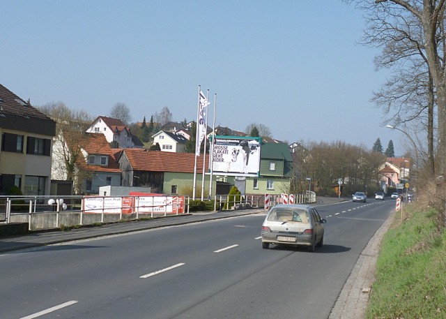 Iringstraße, B286, gg. Hardweg, stadteinwärts (RS)