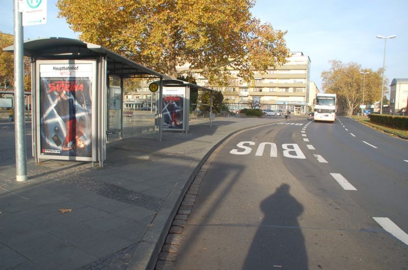 Bahnhofsplatz/Hbf/stadteinwärts/Sto. 1/aussen  (WH)