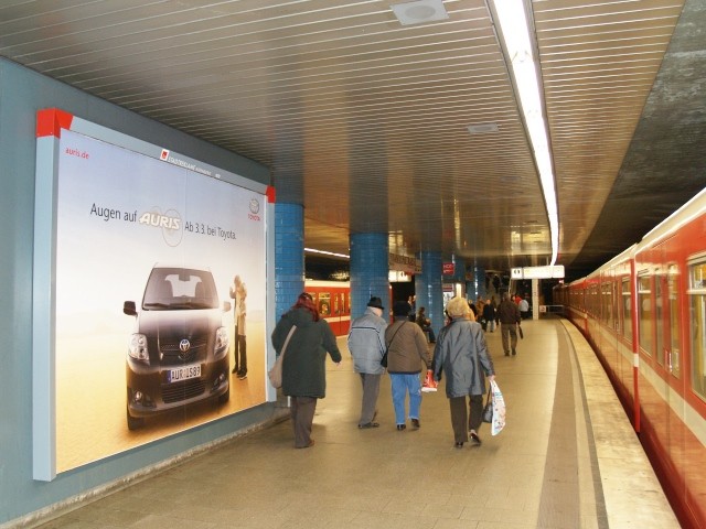 U-Bahnhof Frankenstr. stadtauswärts