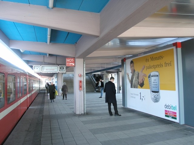U-Bahnhof Messezentrum Ri. LW-Süd