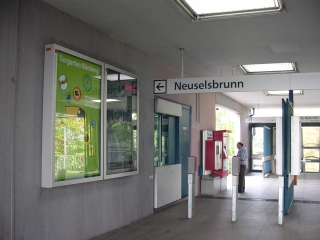 U-Bahnhof Messe / Zugang  SW 1