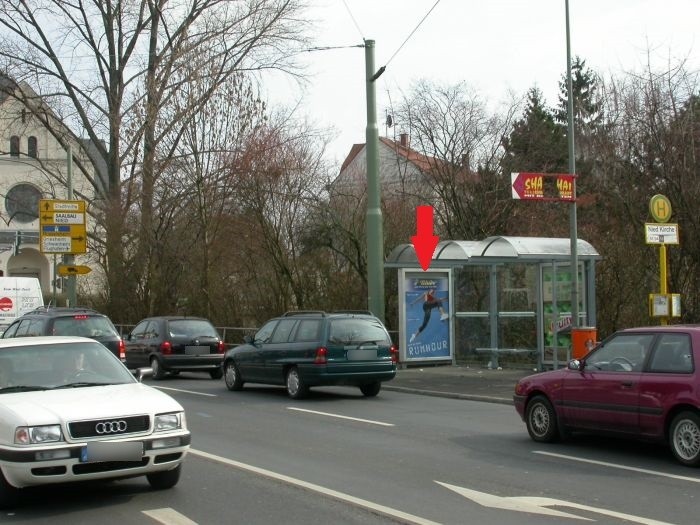 Mainzer Landstr. geg. Straßenbahn-Wende/innen li.
