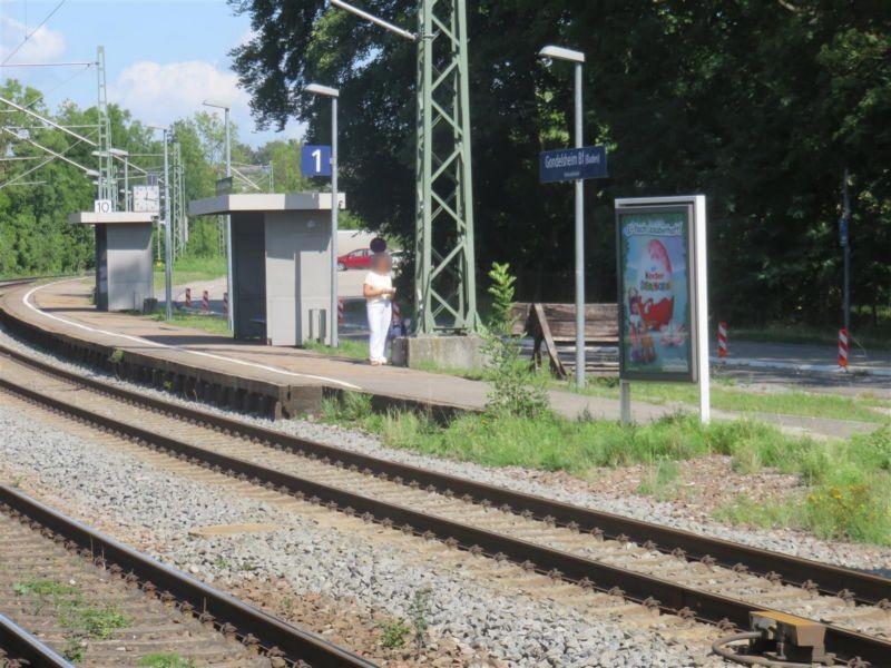 Bahnhofstr., HSt Gondelsheim, Gl. 1, SIA, Si. Gl.