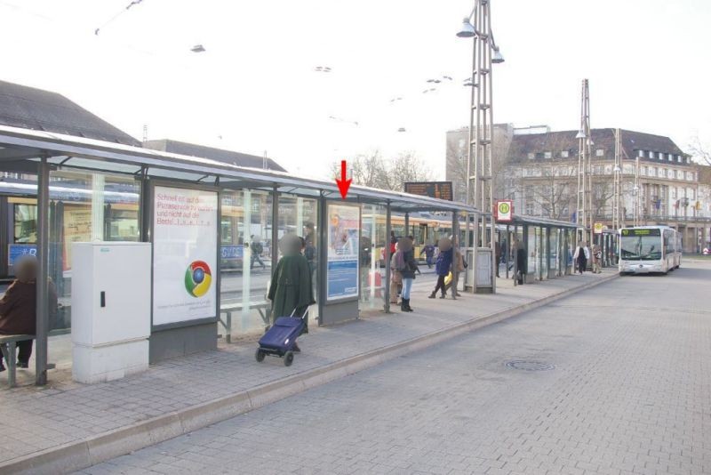 Bahnhofplatz, HSt Hbf, Gl.4, 1.WH, li.Vi., Si.Str.