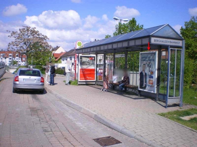An der Bahn, Bus-HST Berghausen Bf, re.Vi., VS