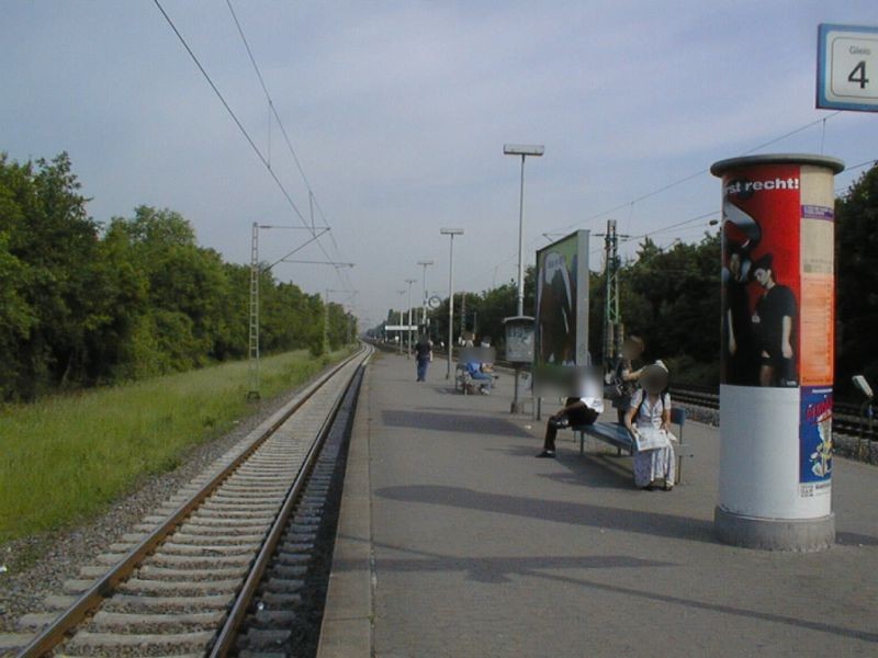 S-Bf Hellerhof,Bahnsteig, Gleis 4