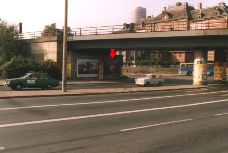 Stadtrodaer Str./DB-Brücke, Seite Knebelstr.