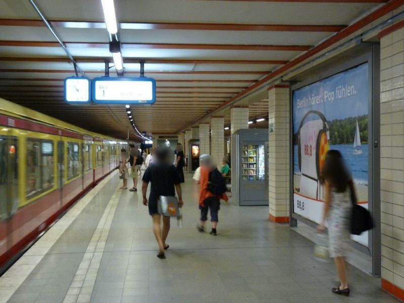 S-Bf Nordbahnhof, Bstg., Gleis 1, 2. Sto.