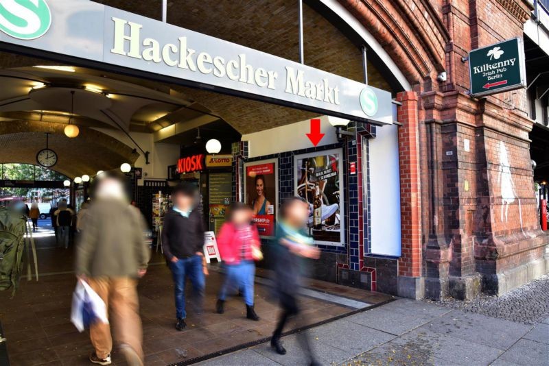 S-Bf Hackescher Markt, WS, re. neb. Tr., 2. Sto.
