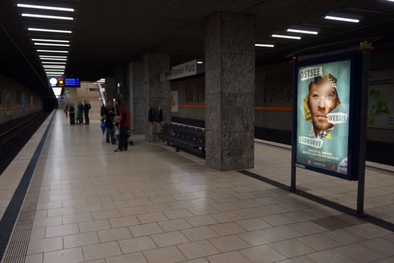 Bonner Platz/U-Bahnsteig Gleis 2, 2. Sto.