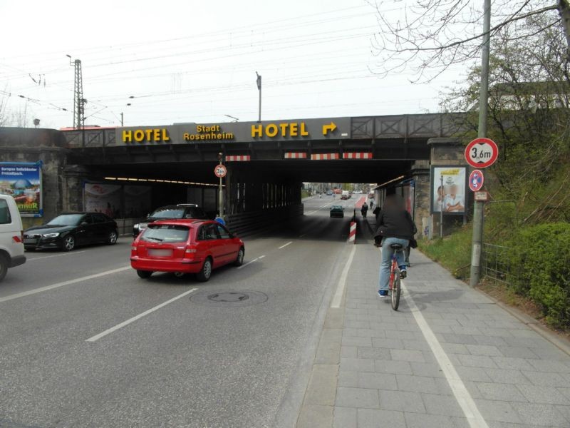 Rosenheimer Str./DB-Brücke sew. re.